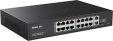 16 Port PoE+Switch w/2 Gigabit Uplink Etherne...