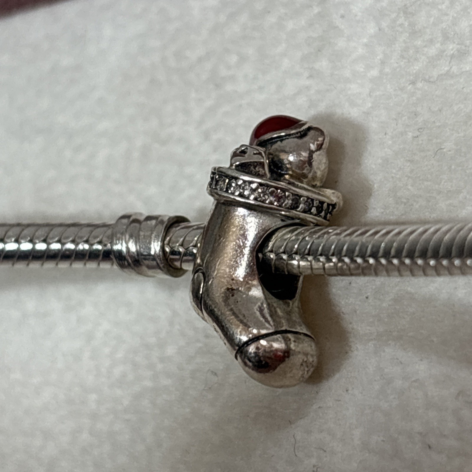 Authentic Christmas Stocking Sterling Silver Char… - image 11