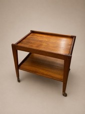 Vintage Teak Drink Trolley Mid Century Modern Serving Cart Bar Tea Trolley Retro