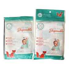 Disposable Placemats For Baby Toddler Restaurant Eating Out 26 Total, 12 x 18"