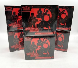 Lot of (6) Pokemon TCG SV Destined Rivals Elite Trainer Boxes SEALED