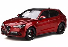 1/18 Alfa Romeo Stelvio Quadrifoglio Diecast Model Red Used