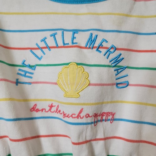 Disney Store The Little Mermaid Girls Romper Swimsuit Cover Up Size 5/6 - Picture 2 of 8