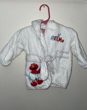 2010 Toys R Us Sesame Street Elmo White Towel Robe 0-9 month, Swim Cover