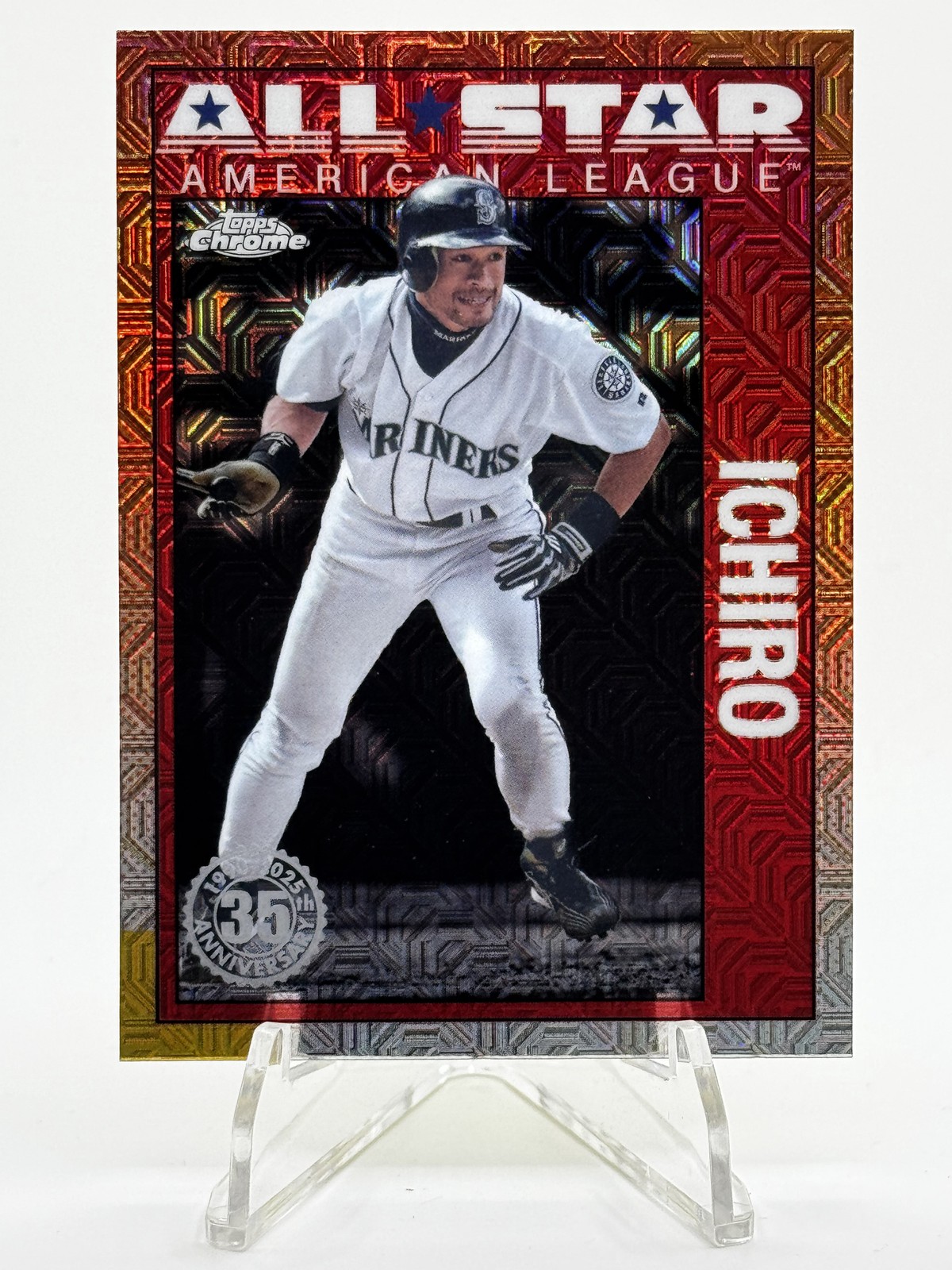 2025 Topps #90ASC-16 Ichiro 1990 35th Anniversary Chrome All-Stars Mariners
