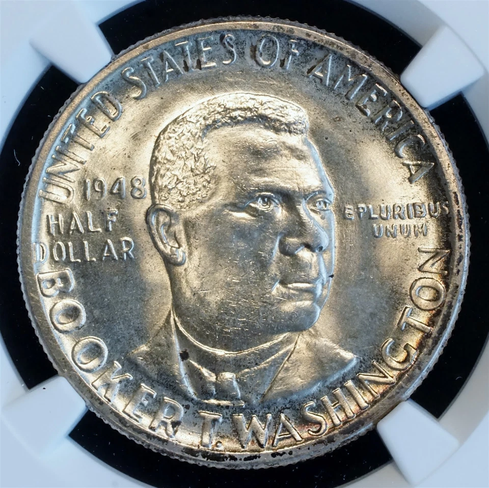 1948 Booker T. Washington Memorial Silver Half Dollar MS 65 NGC 50C US COIN - Image 3 of 4