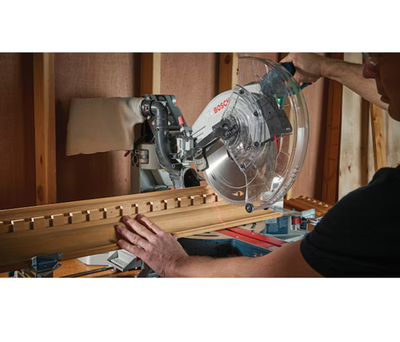 #ad Bosch Surgeon 12 in Dual Bevel Battery Miter Saw Hot Deal $655.25