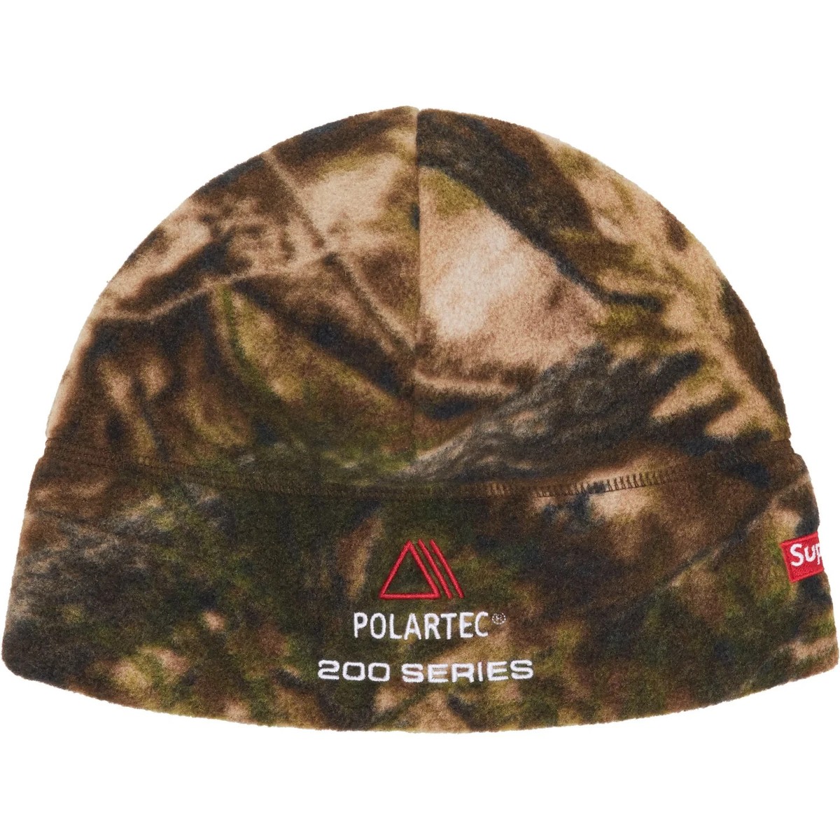 Supreme FW25 Polartec Logo Sport Beanie Koda Camo One Size New