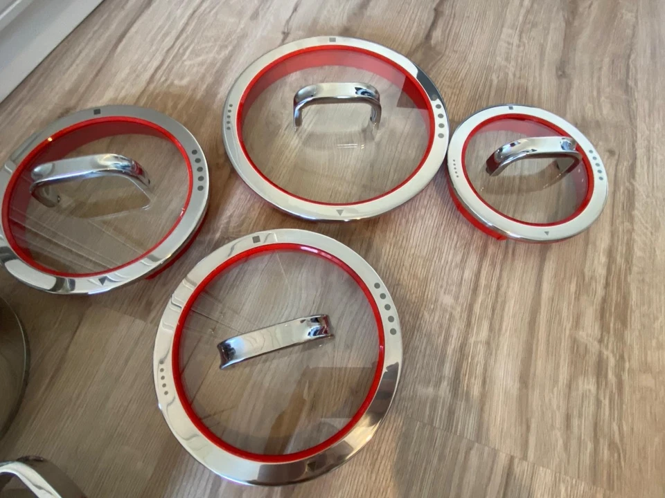 WMF Function 4 red Kochtopf Set 5 tlg NEU Induktion Topfset - Bild 3 von 4