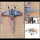 Star Wars Micro Galaxy Squadron Biggs Darklighter X-Wing Rare Red Chase R2 F2