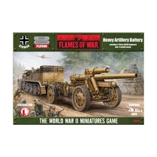 Battlefront FoW WWII German 15mm Heavy Artillery Battery (Late War) VG+/NM