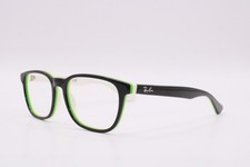 RAY-BAN RB 1592 3820 BLACK WHITE GREEN AUTHENTIC FRAMES EYEGLASSES 46-16