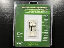 Hunter All-Fan 3-Speed Fan/Light Dual-Slide Ceiling Fan Switch 27182