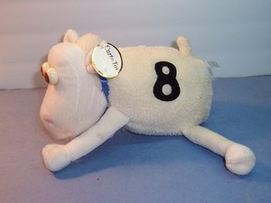 Plush Serta Counting SHEEP STUFFED ANIMAL Lamb 8" BROWN EYES -- Rare #8 - NWT