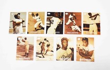 1996 Upper Deck Jackie Robinson Complete Set of  9 Cards HOF Brooklyn Dodgers