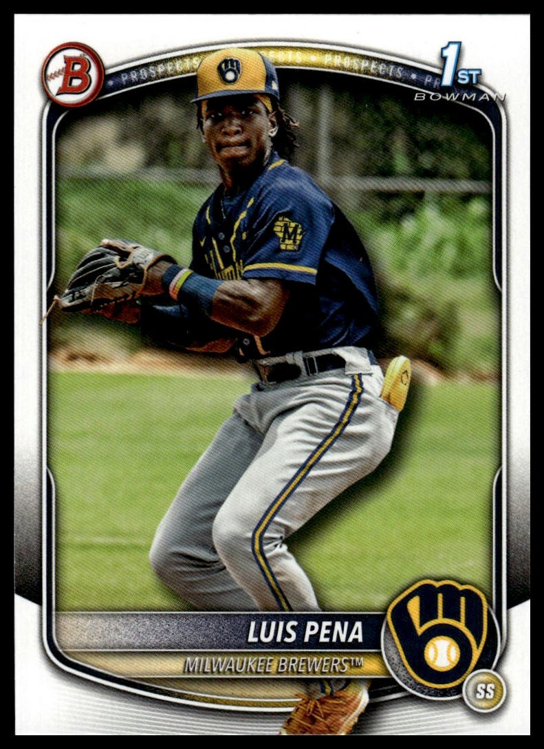 2025 Bowman Luis Pena #BP-38 Prospects