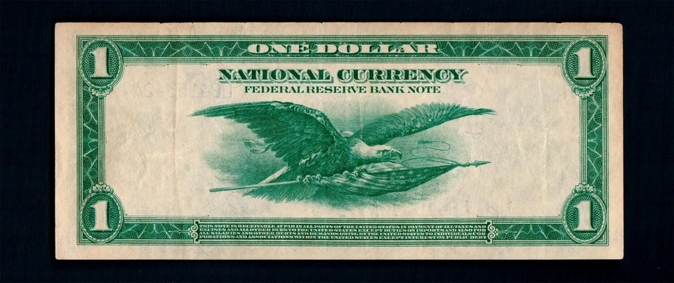 $1 1918 San Francisco Federal Reserve Bank Note, Free Shipping (B190) - Image 2 of 2