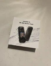 O.B. Mint Insta360 X5 8K Pocket Action 360 Video Action Camera - Midnight Black