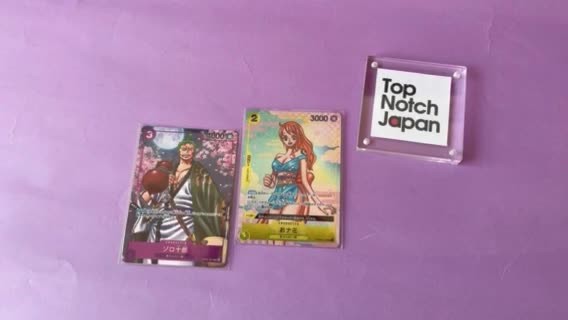O-Nami R OP06-101 Zoro-Juurou R OP05-067 Promo Set ONE PIECE Card