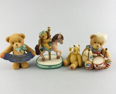 Enesco Cherished Teddies Figurines Millennium, May Carousel, May Avon, Gregory