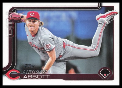 2025 Topps #140 Andrew Abbott Cincinnati Reds Baseball Card