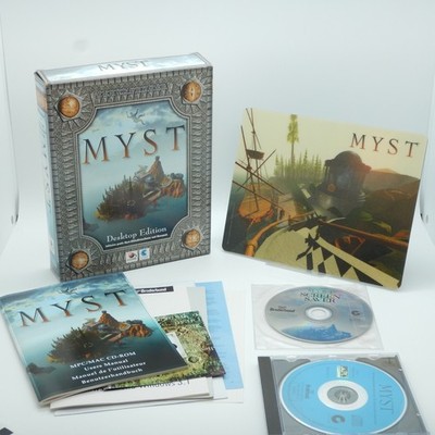 Myst Desktop Edition - PC Big Box - OVP Anleitung Mauspad Sehr Gut
