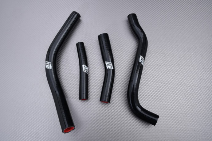 Kit durites radiateur silicone noir haute performance pour Yamaha YZ250F 2014-2018
