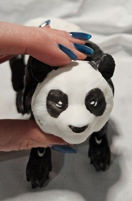 The 3D Printed Flexi Panda Bear is a poseable sensory fidget toy that offers a u