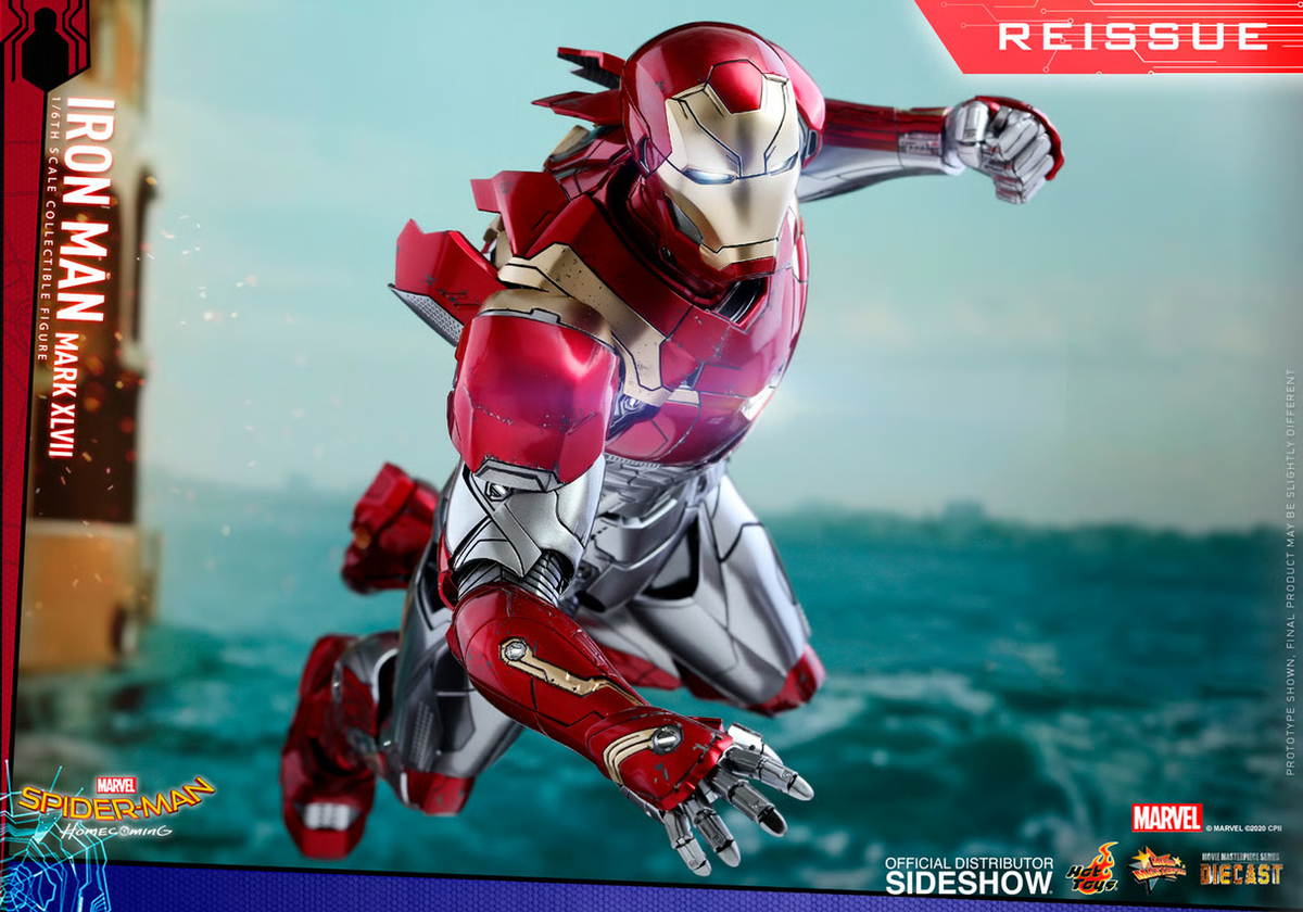 Hot Toys Diecast Spiderman Homecoming Iron Man Mark XLVII 47