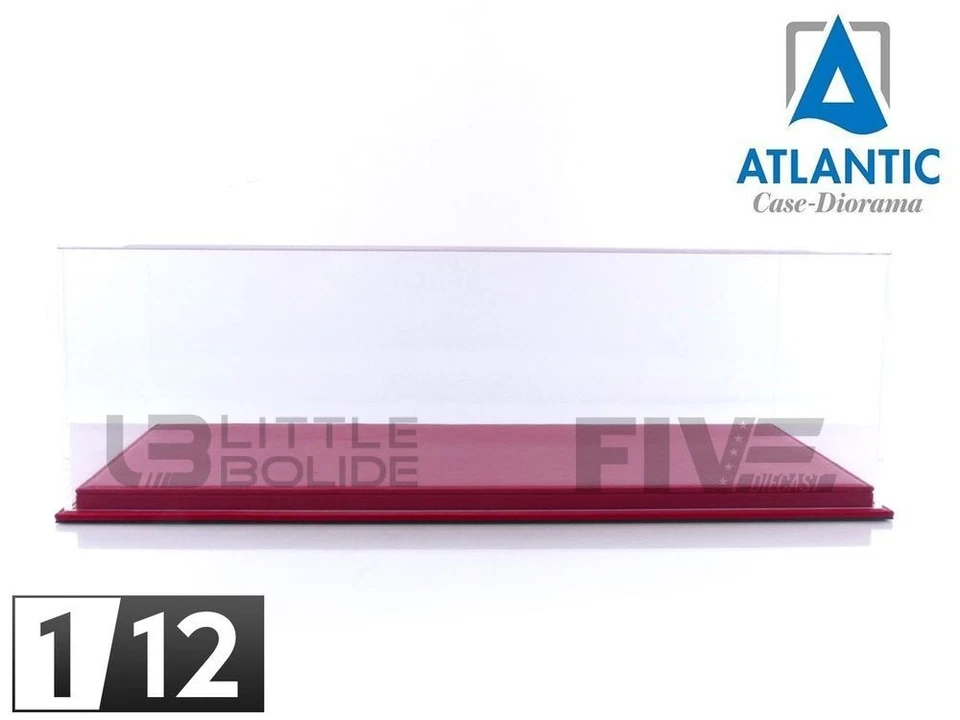 ATLANTIC CASE 1/12 - DISPLAY CASE SHOW-CASE 1/12 - MULHOUSE RED LEATHER 10091 - Photo 1/1