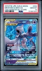 2019 POKEMON JPN SUN & MOON TAG TEAM GX ALL STARS #052 MEWTWO & MEW GX PSA 10