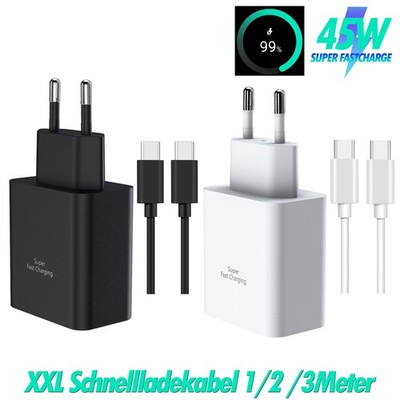 45W Usb C Adapter Schnellladegerät für Samsung Galaxy S21 FE S21  S21 Ultra