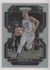 2022 Panini Prizm WNBA Silver Prizm Nina Milic #25 Rookie RC 11ba