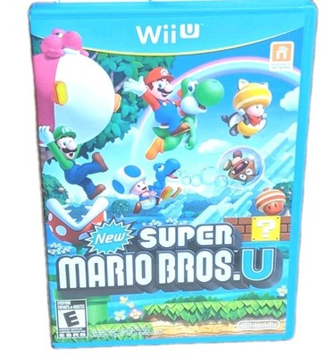 New Super Mario Bros U Nintendo Wii U Tested Case Disc