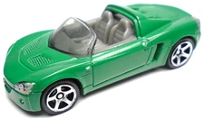 2017 MATCHBOX OPEN ROAD CRUISERS OPEL SPEEDSTER GREEN 1:55 DIECAST 2 5/8" CAR