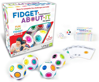 Fidget about It the Fast Paced Puzzle Dice Rolling Fidget Toy Board Game - Click