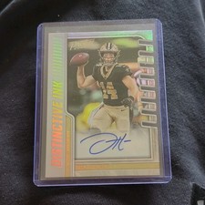Panini Prestige Distinctive Ink Jake Haener Autograph Football Card DI-JHR 2024