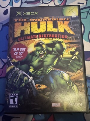 The Incredible Hulk: Ultimate Destruction (Xbox, 2005) - CIB Tested