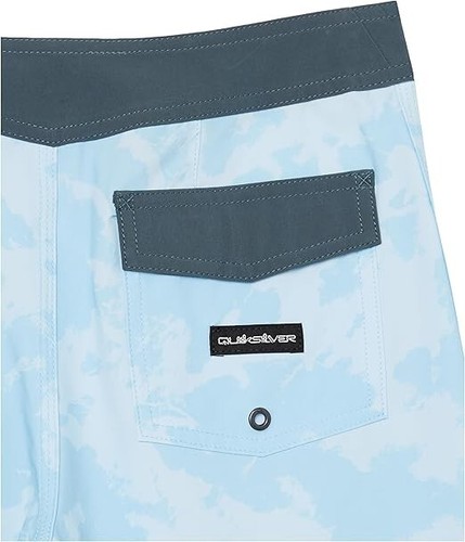 Quiksilver Surfsilk QS 69 16" Boardshort Kids 24 Clear Sky Swimwear Beach ERK191 - Picture 4 of 8