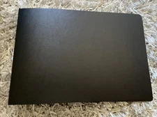 7-Ring 3 Checks Per Page Business Check Book Black Binder - Plastic Cover - New