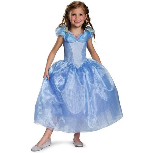 Chicas Disney Cuento De Hadas Deluxe Princesa Cenicienta Nueva Película  Vestido | eBay