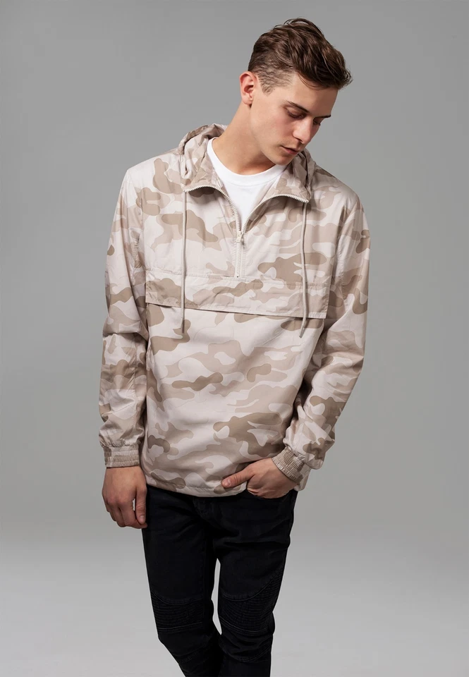 Urban Classics Jacket Anorak Man Camo Pull Over Windbreaker - Image 4 of 4