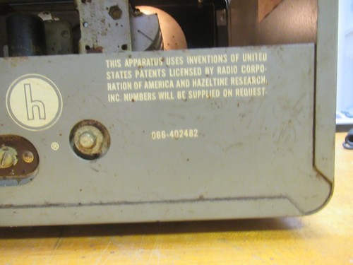 Vintage Hallicrafters Model S-108 Tube Type Shortwave SW Radio Receiver Turns On - Zdjęcie 12 z 15