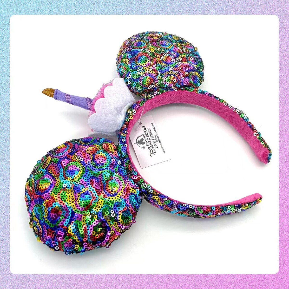 New Disney Parks birthday Minnie Mouse Ears Amazon.com: RAZKO Mouse Ears Headband, Blue Birthday  main image 4