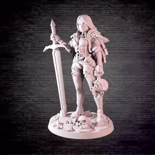 Unpainted Dead Kingdom TWILIGHT KNIGHT Unassembled Resin Figure - Foto 4