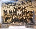 WORLD WAR 1 THE MAPLE LEAVES CONCERT PARTY PHOTO CANADIAN MILITARY SOLDIERS WWI
