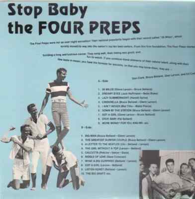 The Four Preps Stop! Baby California Vinyl LP