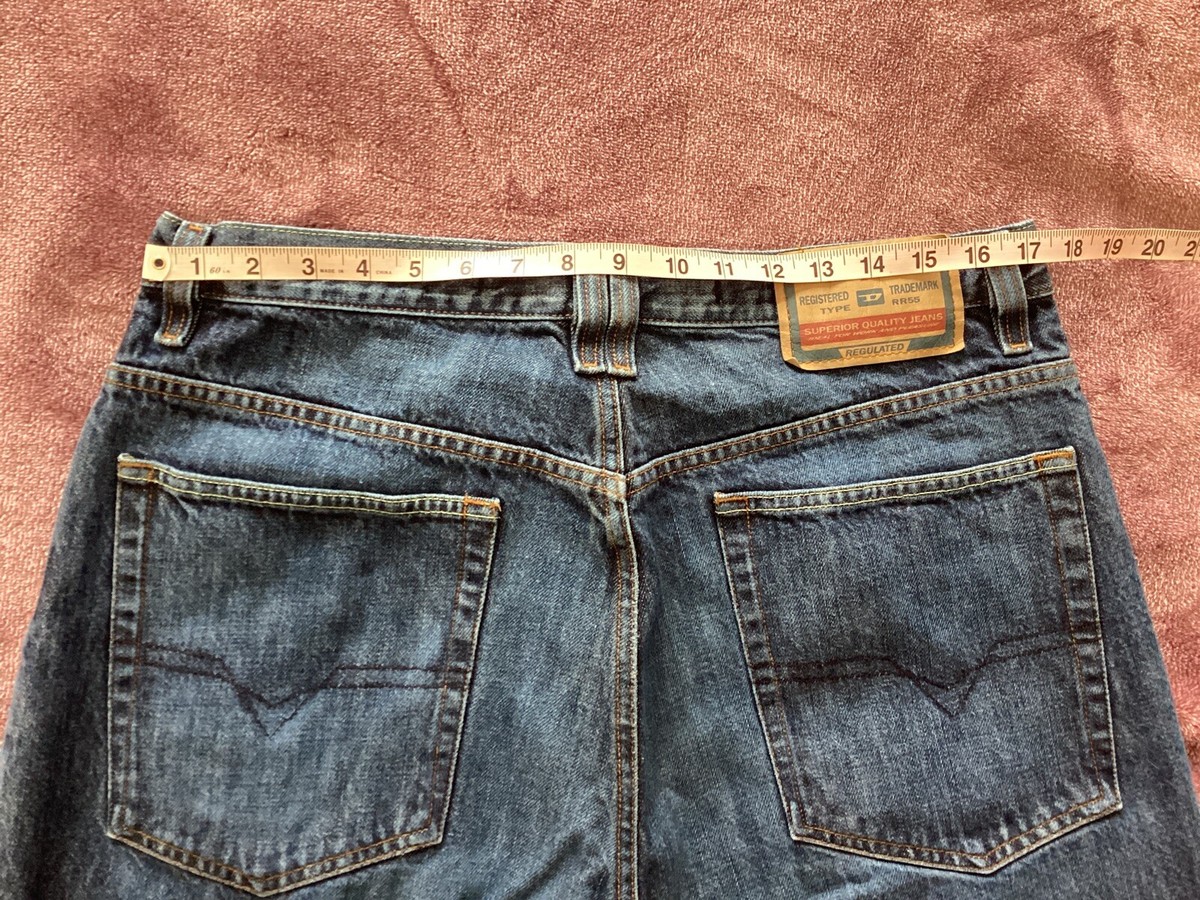 DIESEL INDUSTRY Men's Size 34 X 27 Denim Jeans RN#93243 Made