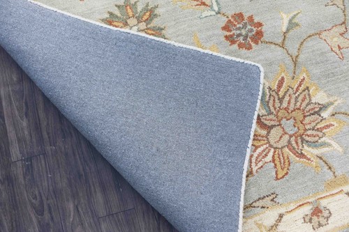 Ballard Designs 9' x 12' Devlin Blue Handmade Tufted 100% Woolen Rugs & Carpets - Picture 13 of 18