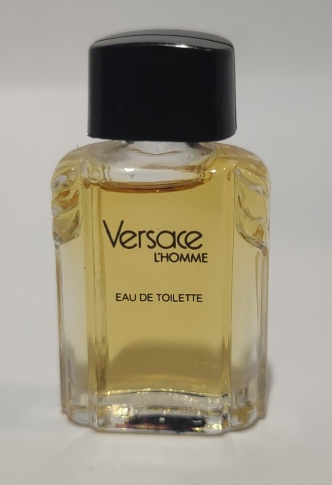 Vtg Versace L'Homme for Men Eau de Toilette Mini Splash .14 oz